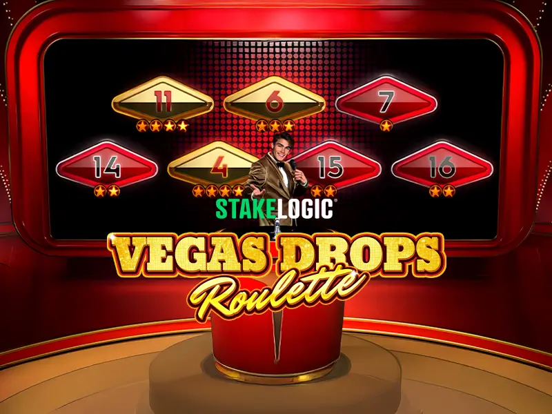 Vegas Drops Roulette - Exemplo de Cassino ao Vivo